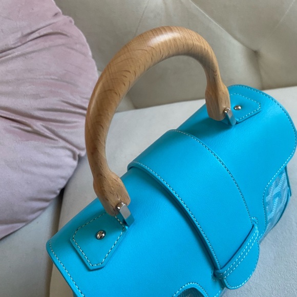 🩵RARE🩵Goyard Tiffany Blue Saigon Mini Limited Edition Bag - Picture 11 of 12